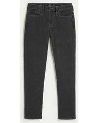 Hollister - Grey Athletic Skinny Jeans - Lyst