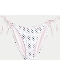 Hollister - Low-rise Side-tie Bikini Bottom - Lyst