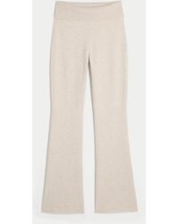 Hollister - Gilly Hicks Sweater-knit Foldover Bootcut Pants - Lyst
