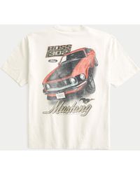Hollister - Boxy Ford Mustang Graphic Tee - Lyst