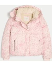 Hollister - Faux Fur-lined All-weather Puffer Jacket - Lyst