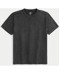 Hollister - Relaxed Washed Cotton Crew T-shirt - Lyst