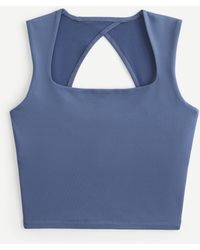 Hollister - Soft Stretch Seamless Fabric Open Back Top - Lyst