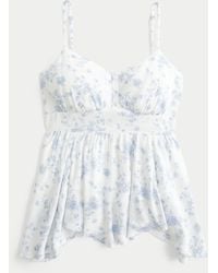 Hollister - Easy Asymmetrical Hem Babydoll Tank - Lyst