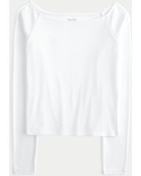 Hollister - Long-sleeve Off-the-shoulder Top - Lyst