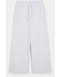 Hollister - Gilly Hicks Always Cozy Waffle Baggy Pants - Lyst