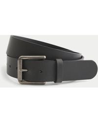 Hollister - Classic Leather Belt - Lyst