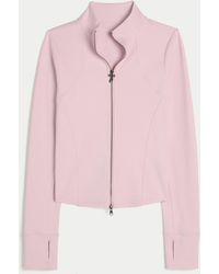 Hollister - Gilly Hicks Active Recharge Bow Double Zip Jacket - Lyst