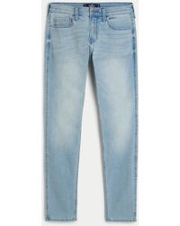Hollister - Light Wash Super Skinny Jeans - Lyst