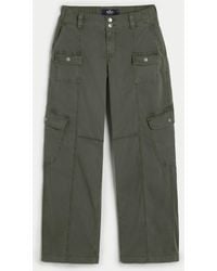 Hollister - Low-rise Baggy Cargo Pants - Lyst