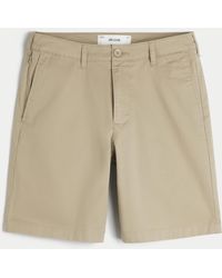 Hollister - At-the-knee Chino Shorts - Lyst