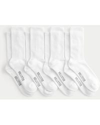 Hollister - Logo Crew Socks 4-pack - Lyst