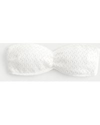 Hollister - Crochet-style Bandeau Bikini Top - Lyst