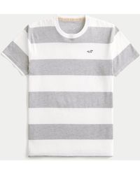 Hollister - Cotton Icon Crew T-shirt - Lyst