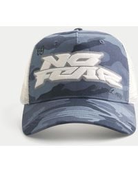 Hollister - No Fear Graphic Trucker Hat - Lyst