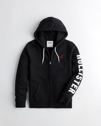 blue and yellow hollister hoodie