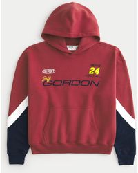 Hollister - Boxy Jeff Gordon Nascar Graphic Hoodie - Lyst