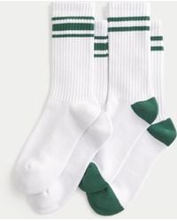 Hollister - Gestreifte Crew-Socken im 2er-Pack - Lyst