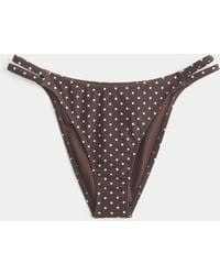 Hollister - Double Strap Cheeky Bikini Bottom - Lyst