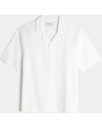 Hollister - Boxy Textural Short-sleeve Shirt - Lyst