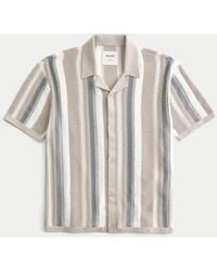 Hollister - Short-sleeve Sweater Shirt - Lyst