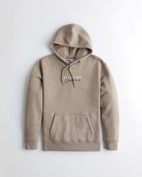 brown hollister hoodie