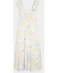 Hollister - Short-sleeve Midi Dress - Lyst