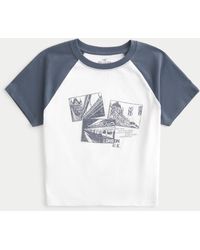 Hollister - London Uk Graphic Baby Tee - Lyst
