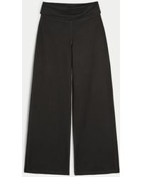 Hollister - Gilly Hicks Active Recharge Foldover Waist Wide-leg Pants - Lyst