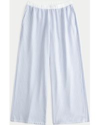 Hollister - Contrast Waist Baggy Flannel Pants - Lyst