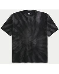 Hollister - Boxy Heavyweight Tie-dye Cotton Crew T-shirt - Lyst