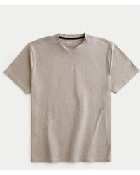 Hollister - Relaxed Stretch Crew T-shirt - Lyst