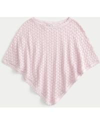 Hollister - Open-stitch Sequin Poncho - Lyst