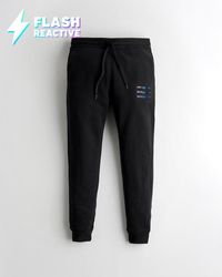 hollister skinny fleece jogger pants
