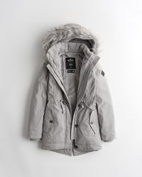 Hollister Cozy-lined Parka - Grey