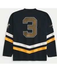 Hollister - Baggy Westside Mustangs Graphic Hockey Jersey - Lyst