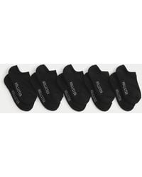 Hollister - Logo Ankle Socks 5-pack - Lyst