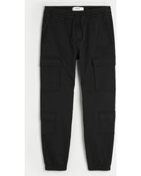 Hollister - Relaxed Twill Cargo Joggers - Lyst