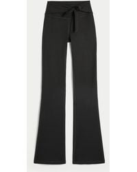 Hollister - Gilly Hicks Active Recharge Tie-waist Boot Leggings - Lyst
