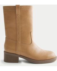 Hollister - Faux Leather Boots - Lyst