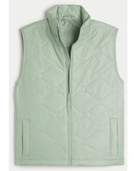 Hollister - Onion-quilted Puffer Vest - Lyst
