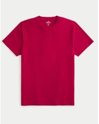 Hollister - Cotton Icon Crew T-shirt - Lyst