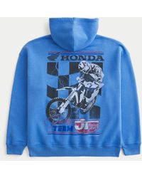 Hollister - Baggy Honda Racing Graphic Hoodie - Lyst