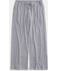 Hollister - Cozy Ribbed Drawstring Baggy Pants - Lyst