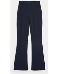 Hollister - Gilly Hicks Sweater-knit Foldover Bootcut Pants - Lyst