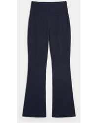 Hollister - Gilly Hicks Sweater-knit Foldover Bootcut Pants - Lyst