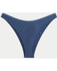 Hollister - Stitched High-leg Cheekiest Bikini Bottom - Lyst