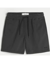 Hollister - Mid-thigh Loose Fleece Shorts - Lyst