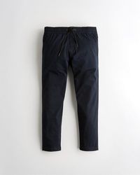 hollister girl woven crop slim pants