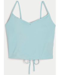 Hollister - Gilly Hicks Active Energize Lace-up Tank - Lyst